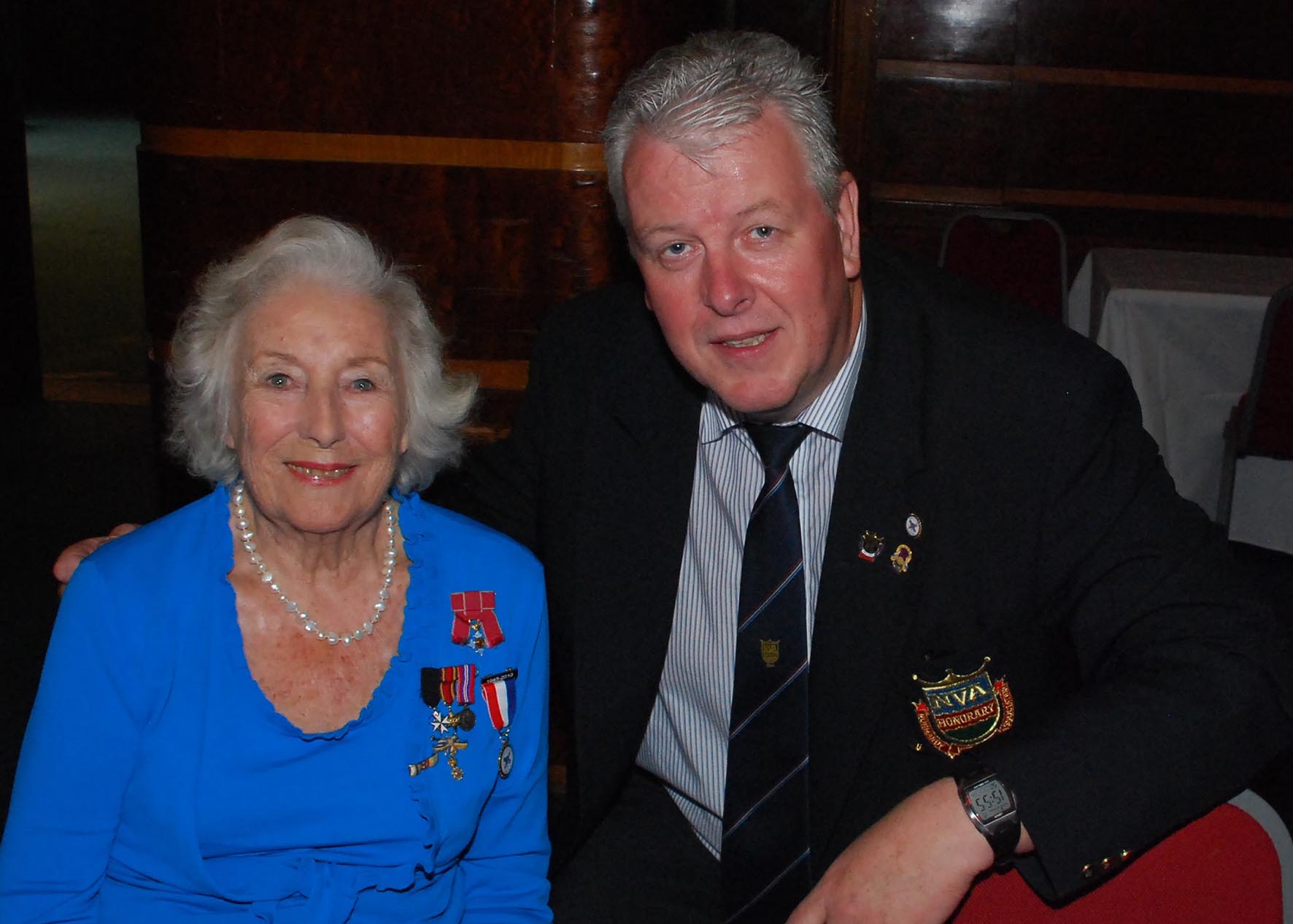 Dame Vera Lynn en Harm Kuijper - Worthing 2010